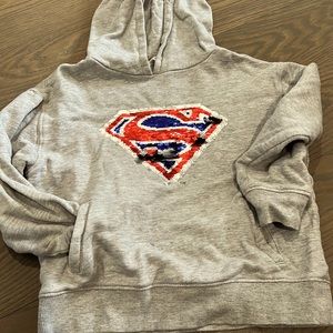 Mango flip sequin Superman Sweatshirt